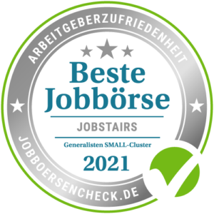 JobStairs Auszeichnung als BesteJobbörse21 für Arbeitgeber