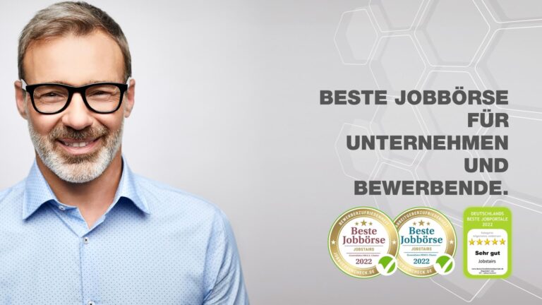 JobStairs. Beste Jobbörse für Unternehmen und Bewerbende.