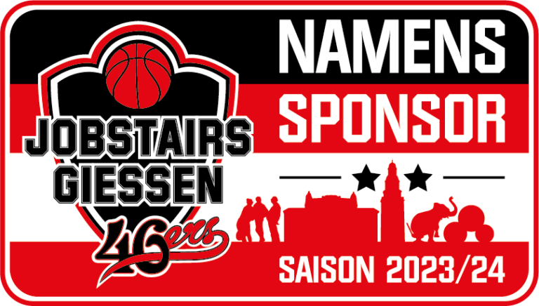 JobStairs. Jobs. Gut. Finden. Namenssponsor der GIESSEN 46ers Basketballer