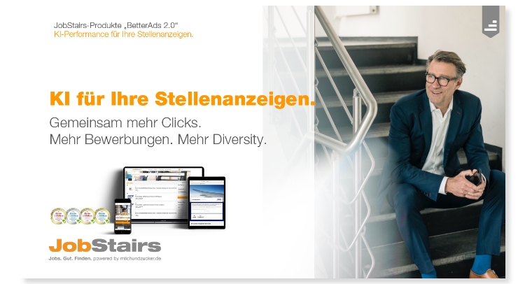 Anzeigenanalyse für JobStairs Partner mit Hilfe der BetterAds-KI